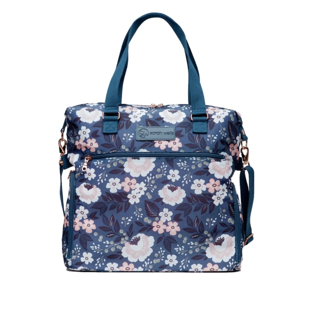 Sarah Wells Lizzy (Le Floral) Breast Pump/ Diaper Bag
